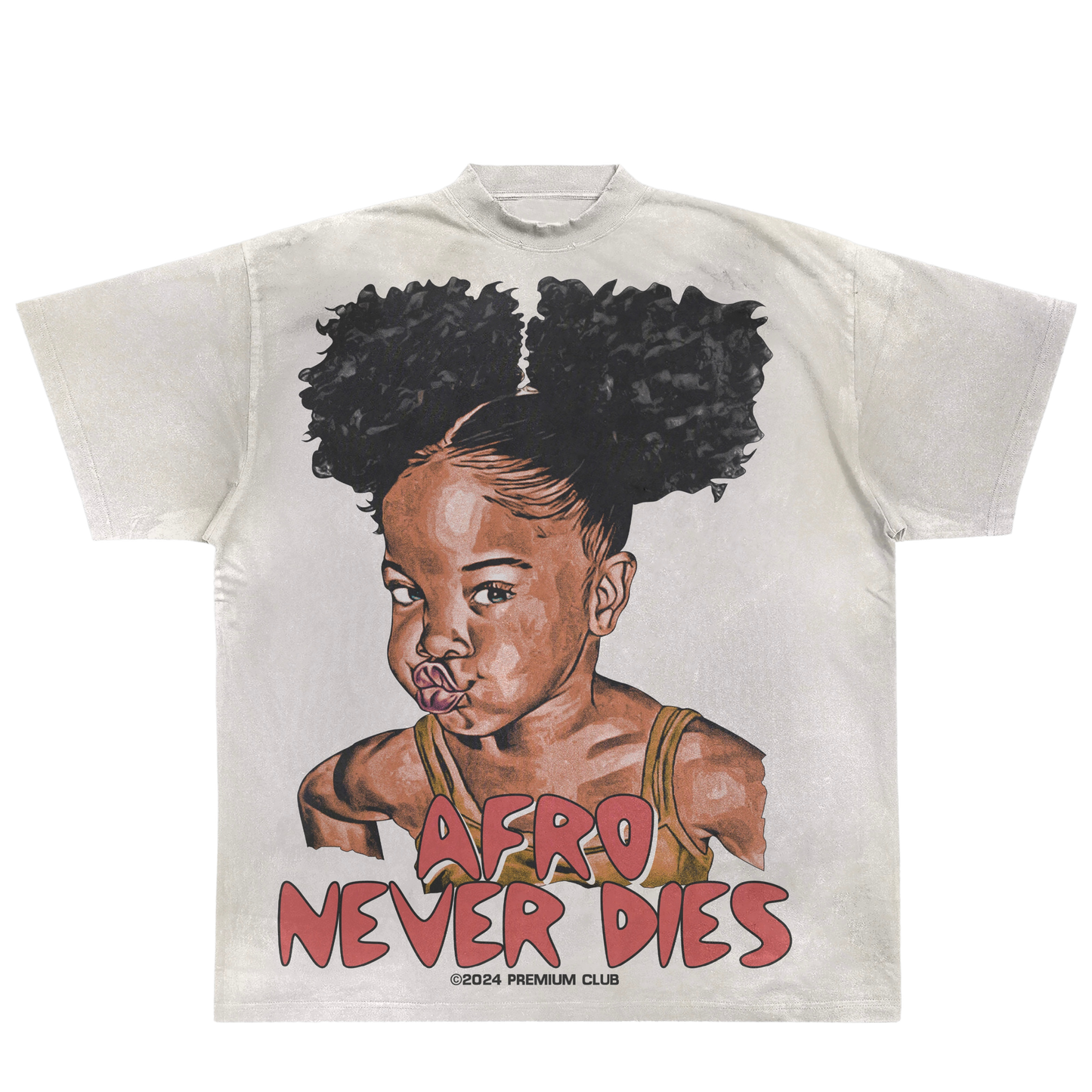 Afro Never Dies Luxury T-Shirt